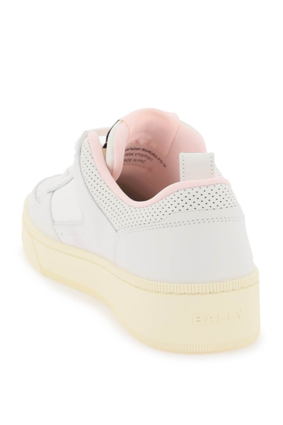 Shop Bally Leather Riweira Sneakers Women In Multicolor