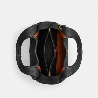 Coach Lana 25 Leather Crossbody Bag In Black