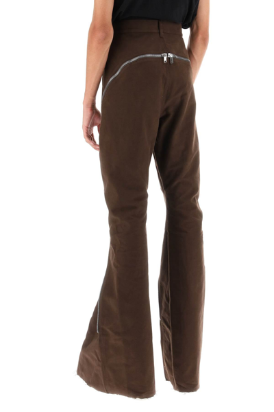 Shop Rick Owens 'bolan Banana' Bootcut Fit Pants Men In Brown