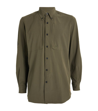 Shop Beretta Button-collar Shirt In Green