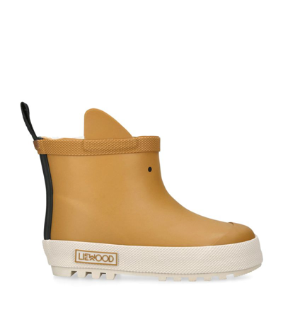 Shop Liewood Jesse Thermo Rain Boots In Yellow