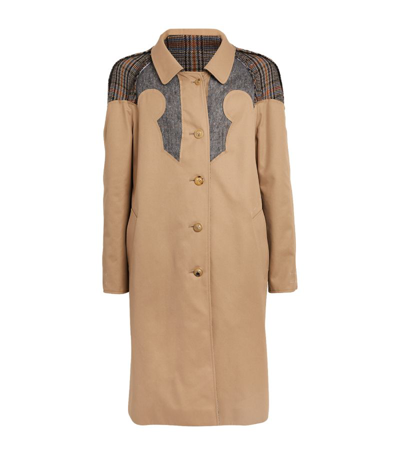 Shop Maison Margiela Reversible Décortiqué Coat In Beige