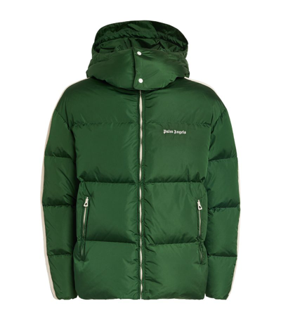 Shop Palm Angels Down-filled Puffer Jacket In Green