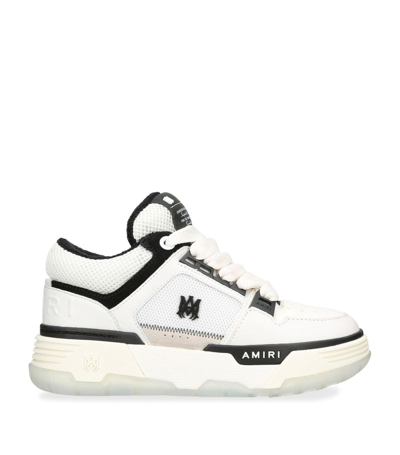 Shop Amiri Leather Ma-1 Sneakers In White