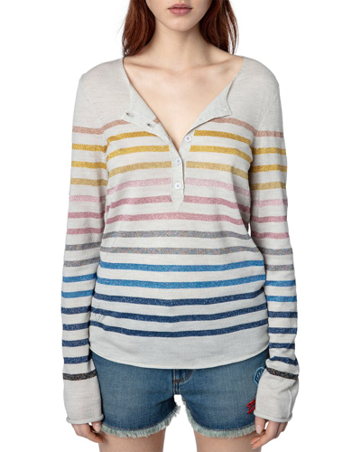 Shop Zadig & Voltaire Hila Wool-blend Sweater
