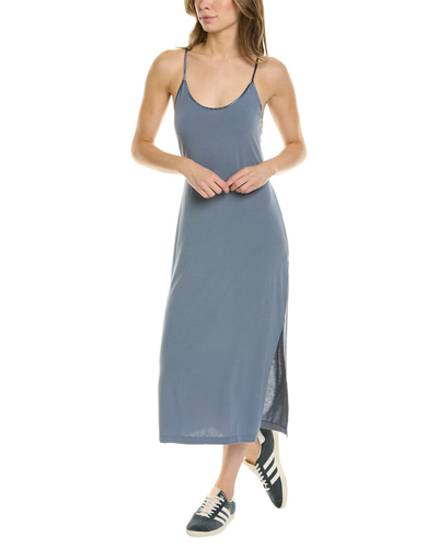Shop Splendid Lyr By  Everywhere Cashmere-blend Slip Dress In Blue
