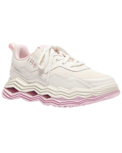 Shop Iro Wave Leather & Mesh Sneaker In Pink