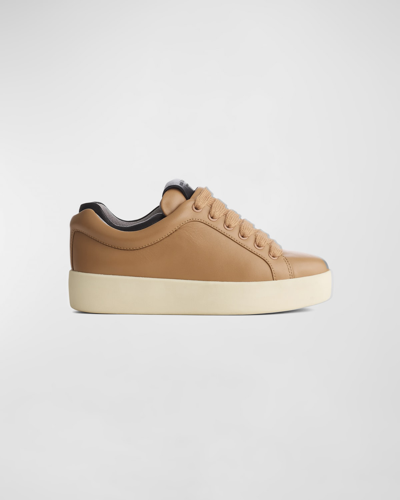 Shop Rag & Bone Retro Pro Leather Chunky Sneakers In Camel