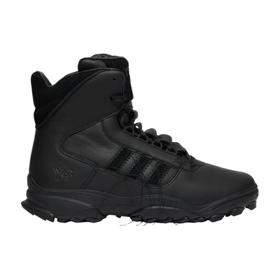 Shop Y-3 Gsg-9 Ankle Boots In Black_black_black