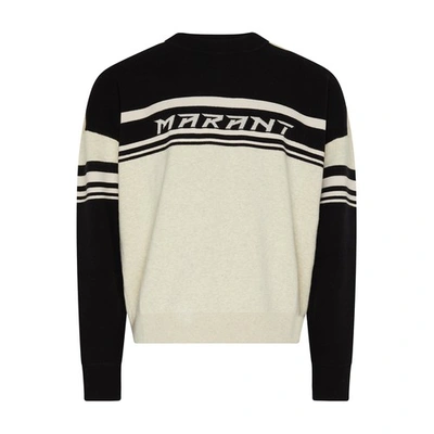 Shop Marant Colby-gb Crew Neck Sweater In Black