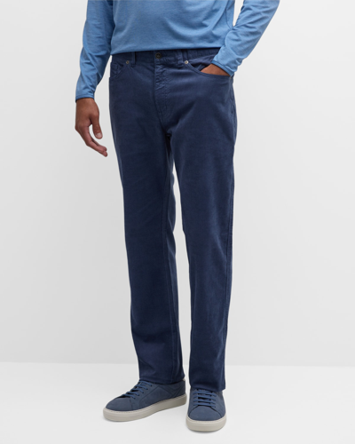 Shop Peter Millar Men's Soft Corduroy 5-pocket Pants In Star Dust