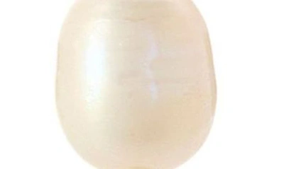 Sterling Forever Genuine Pearl Teardrop Earrings In Gold