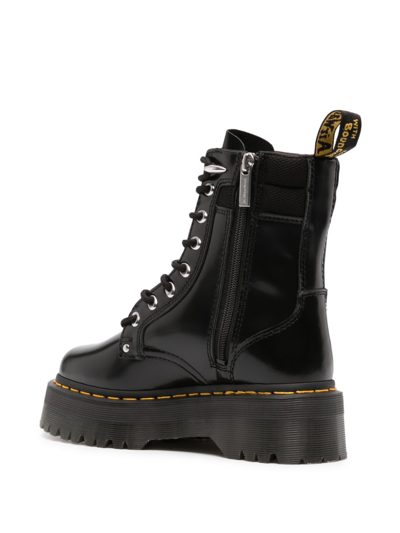 Shop Dr. Martens' Jadon Hdw Ii Leather Ankle Boots In Black