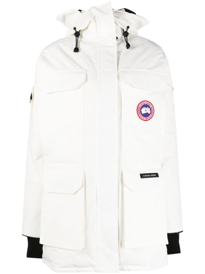 Shop Canada Goose Expedition Parka In White