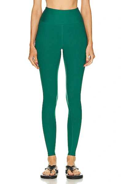 Shop Year Of Ours Ribbed High Legging In Malachite