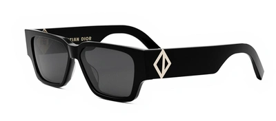 Shop Dior Cd Diamond S5i 10a0 Square Sunglasses In Grey