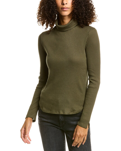 Shop Majestic Filatures Rib Cashmere-blend Sweater In Brown