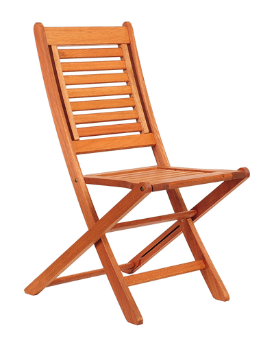 Shop Amazonia Outdoor Patio Wood Folding Dining Chair