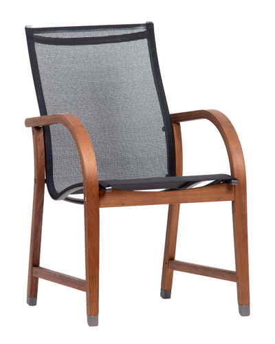Shop Amazonia Outdoor Patio Wood 4pc Black Chairs