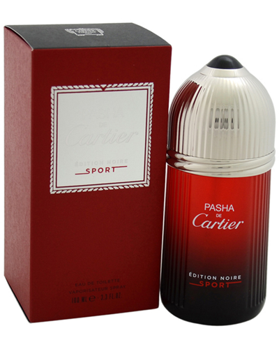 Shop Cartier 3.3oz Men's Pasha De  Edition Noire Sport Edt Spray