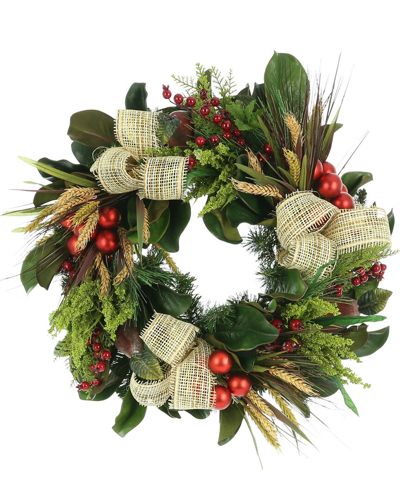 Creative Displays 22in Holiday Wreath In Green