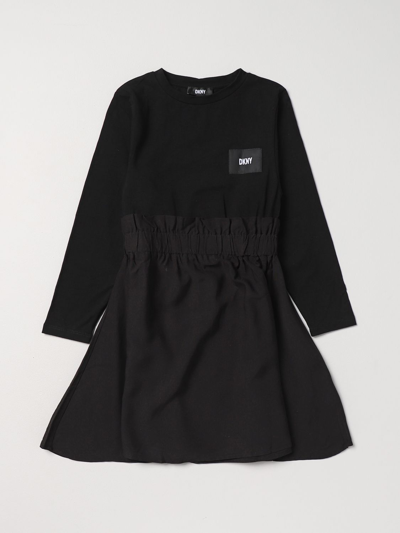 连衣裙 DKNY 儿童 颜色 黑色