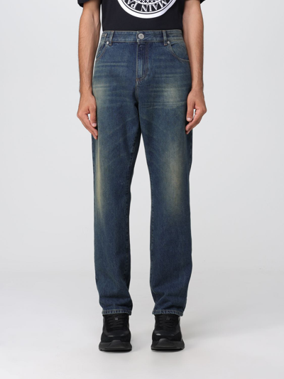 Balmain Jeans  Herren Farbe Denim In Denim