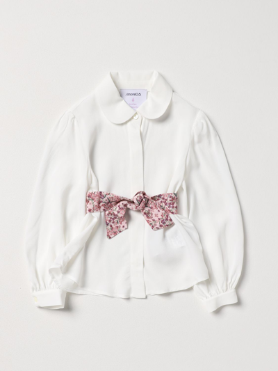 Shop Simonetta Shirt  Kids Color White