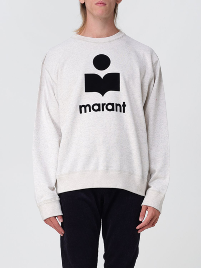 Shop Isabel Marant Cotton Sweatshirt In Beige