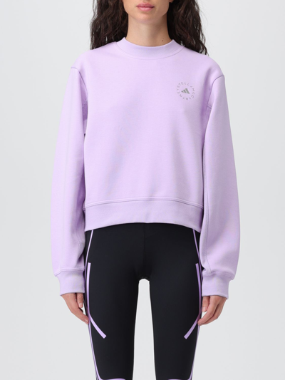 Shop Adidas By Stella Mccartney Sweatshirt  Woman Color Violet