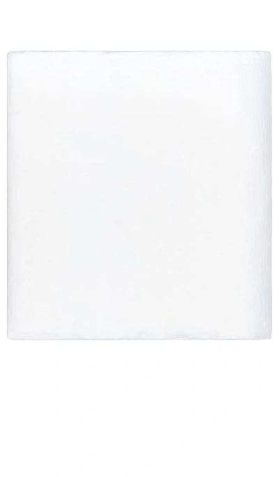 Shop Hawkins New York Simple Linen King Duvet Cover In White