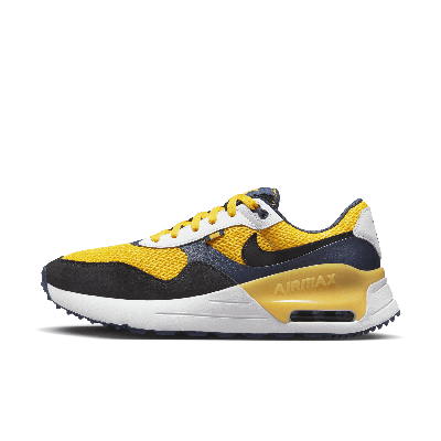 Shop Nike Men's College Air Max Systm (michigan) Shoes In Yellow