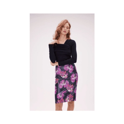 Shop Diane Von Furstenberg Miko Painted Blossom Sequin Skirt