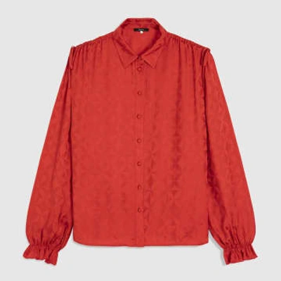 Shop Idano Red Clemence Shirt