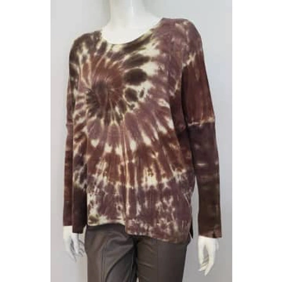 Shop Absolut Cashmere Astre Sweater In Cyclone Chocolat