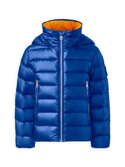 Shop Mackage Little Boy's & Boy's Billy Puffer Jacket In Klein Blue
