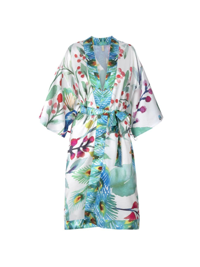 Shop Gottex Swimwear Women's Mayurkia Floral Kimono In Neutral