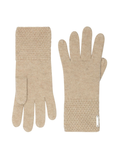 Shop Gorski Women's Cashmere Gloves In Beige
