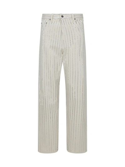 Shop Golden Goose Jeans In Heritage White