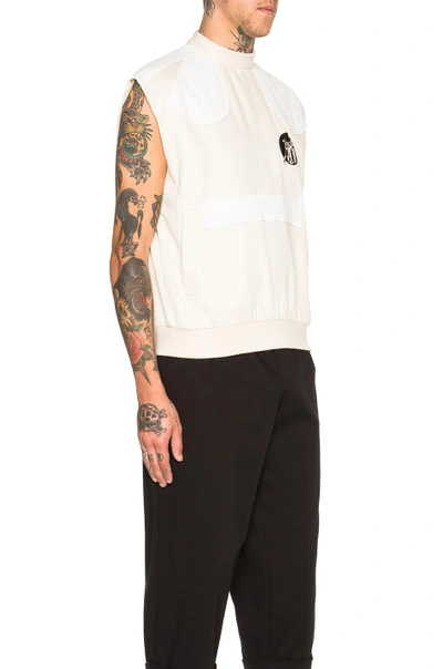 Shop Jw Anderson Oversized Patchwork Tank In Off White