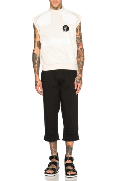 Shop Jw Anderson Oversized Patchwork Tank In Off White