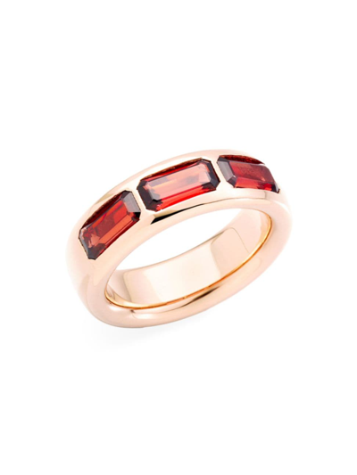 Shop Pomellato Women's Iconica 18k Rose Gold & Garnet Ring