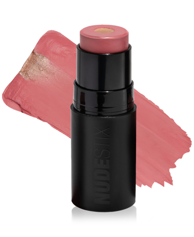Shop Nudestix Nudies Matte + Glow Core All Over Face Blush Color, 0.2 Oz. In Pink Ice (cool Pink)