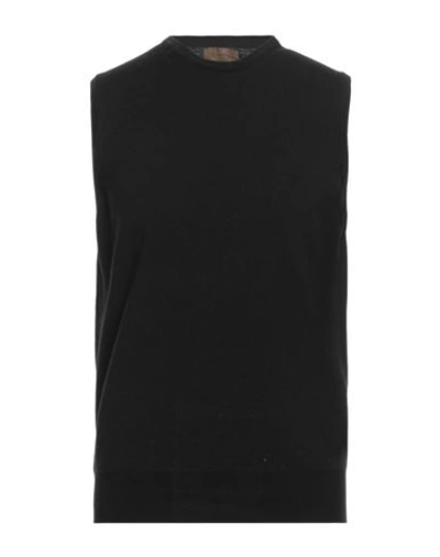 Shop Alpha Massimo Rebecchi Man Sweater Black Size 36 Merino Wool