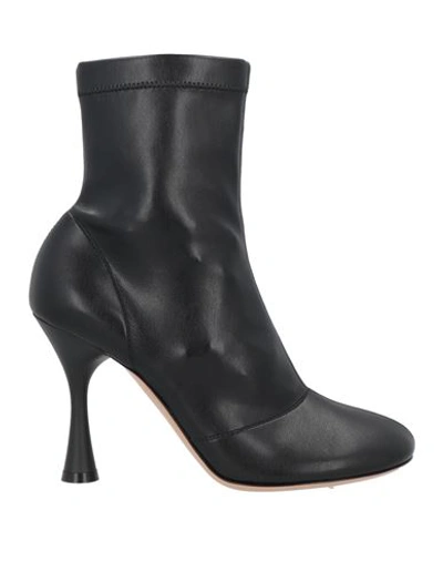 Gianvito Rossi Woman Ankle Boots Black Size 10 Soft Leather In Black