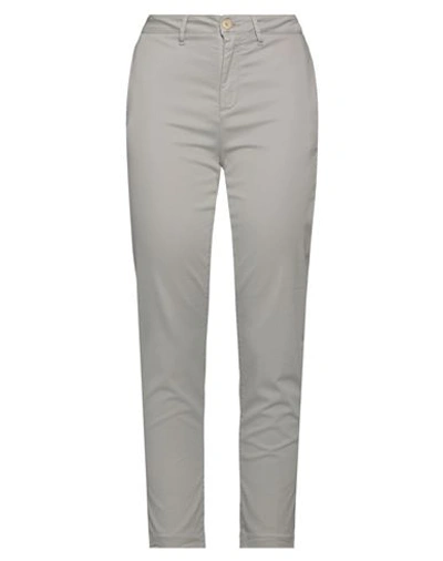 Haikure Woman Pants Grey Size 27 Cotton, Lycra, Elastane In Grey
