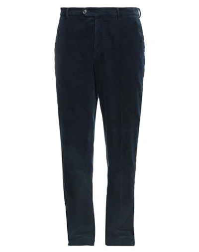 Shop Brunello Cucinelli Man Pants Midnight Blue Size 44 Cotton