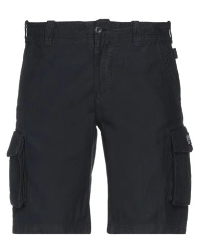 Shop Three Stroke Man Shorts & Bermuda Shorts Midnight Blue Size 31 Cotton