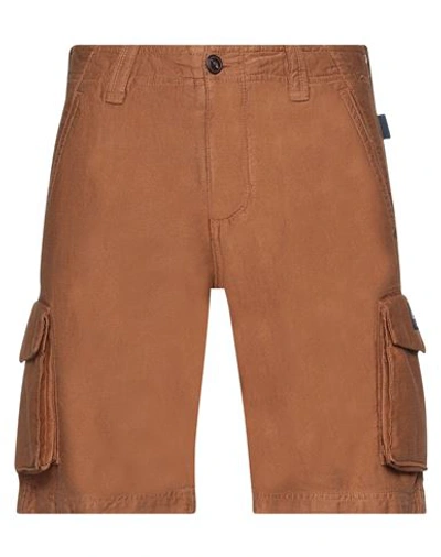 THREE STROKE THREE STROKE MAN SHORTS & BERMUDA SHORTS TAN SIZE 31 COTTON 