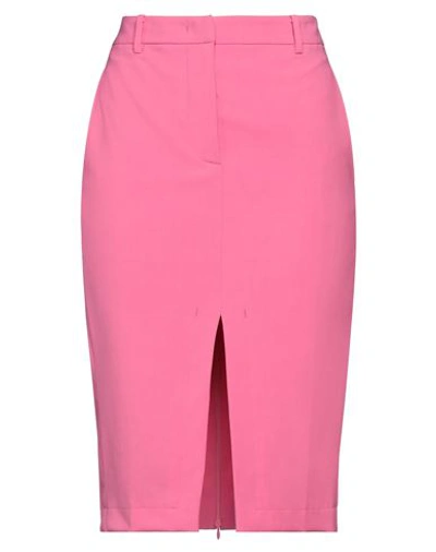 Shop N°21 Woman Midi Skirt Magenta Size 4 Polyester, Wool, Elastane